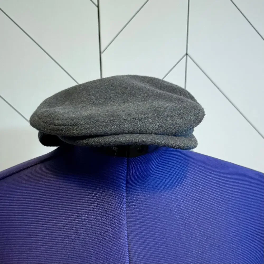 Target Boys Toddler Wool Gray Driver Hat Cap Newsboy Winter Warm Dapper Cute